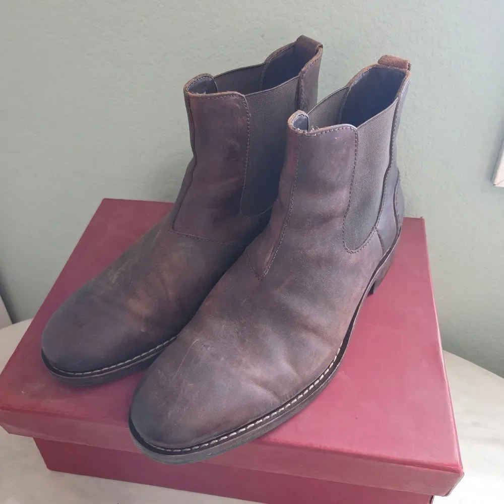 Wolverine MONTAGUE CHELSEA BOOT BROWN Men's Size 10D